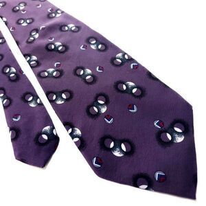 Lord &‎ Taylor Metropolitan Silk Tie Purple